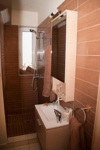 Koupelna v ubytování Villa Kapheira