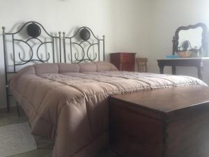 Katil atau katil-katil dalam bilik di Il rifugio di Crucoli