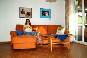 Istumisnurk majutusasutuses Apartments Grabler