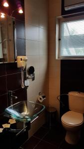 A bathroom at Aheloy Apartments