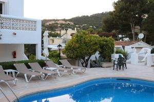 Bazén v ubytování Villa Columbus Family Boutique Hotel nebo v jeho okolí
