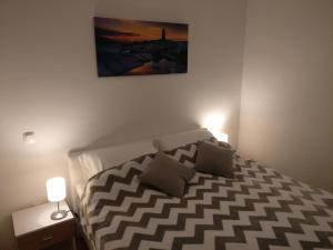 Postel nebo postele na pokoji v ubytování Apartman Luna near Zagreb Airport