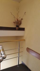 a potted plant on a shelf in a room at Guest House Maria in Koprivshtitsa