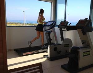 Posilňovňa alebo fitness centrum v ubytovaní Parco Della Rocca