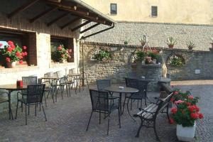 Restaurace v ubytování Albergo Dei Bersaglieri