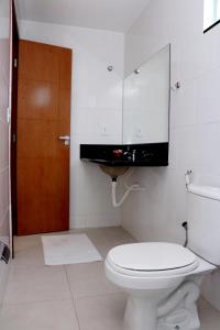 A bathroom at Pousada Solar das Conchas