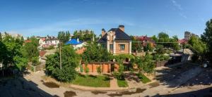 an aerial view of a large house at Luxury studio in the Very center in Kherson