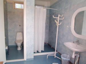Ett badrum på Alva Stugby