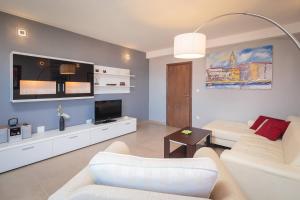 TV a/nebo společenská místnost v ubytování Apartments Judita