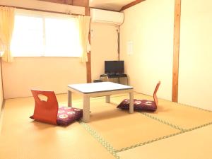 En TV eller et underholdningssystem på Minshuku Yakushima