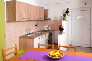 Kuchyň nebo kuchyňský kout v ubytování Apartment Kraljević