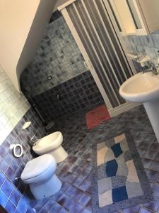 Koupelna v ubytování B&B Porticella