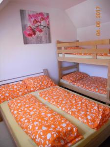 Postel nebo postele na pokoji v ubytování Nagelj 1