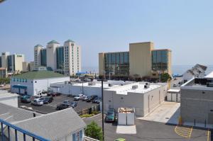 an aerial view of a city with tall buildings at Blue Marlin Motel in Virginia Beach