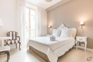 Posteľ alebo postele v izbe v ubytovaní B&B La Sosta degli Artisti