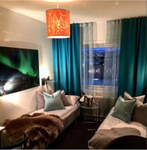 Postel nebo postele na pokoji v ubytování Breidablikk Guesthouse