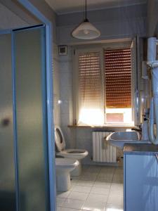 Koupelna v ubytování B&B Domus Benedicta