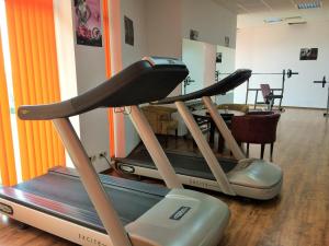 Fitness centrum a/nebo fitness zařízení v ubytování Hotel Primorsko Del Sol