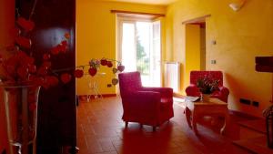 A seating area at "encantea" lovely country house