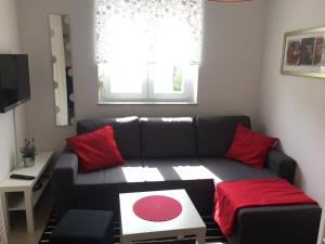 Posezení v ubytování Apartments Ema