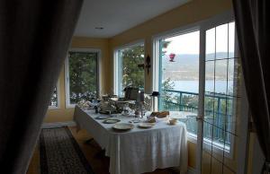 Landskap nær bed-and-breakfastet
