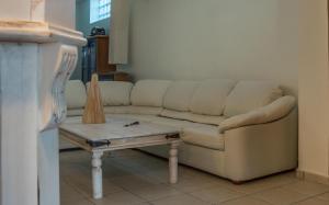Istumisnurk majutusasutuses Sea View Suite Methana