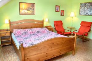 Postel nebo postele na pokoji v ubytování Apartmány Vojta