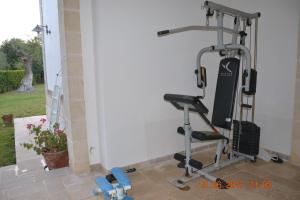 Fitness centrum a/nebo fitness zařízení v ubytování Masseria Fragnale
