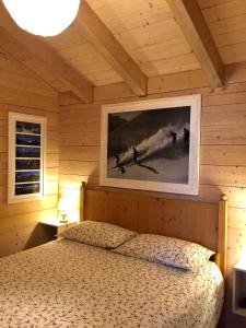 Postel nebo postele na pokoji v ubytování Chalet D'Antan