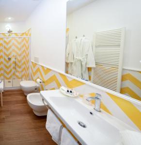 Koupelna v ubytování Casa Pantone