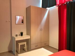 A bed or beds in a room at Mirtos Apartments