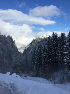 Le Cristal Mont Saxonnex v zimě