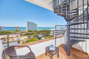 A balcony or terrace at Hotel Principe Wellness&Spa