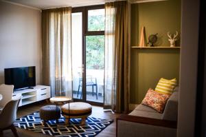 iKon Self Catering tesisinde bir oturma alanı