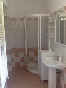 Ett badrum på Villa Trieste