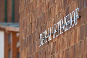 Ein Zertifikat, Auszeichnung, Logo oder anderes Dokument, das in der Unterkunft Martinshof ausgestellt ist