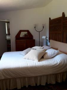 Postel nebo postele na pokoji v ubytování El Solei Paraiso en el Montseny