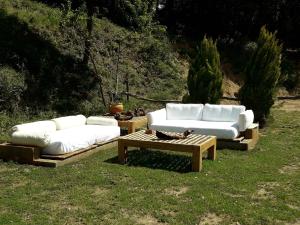 Zahrada ubytování El Solei Paraiso en el Montseny