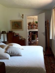Postel nebo postele na pokoji v ubytování El Solei Paraiso en el Montseny
