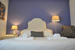 Cama o camas de una habitación en Casa Amarela Belém