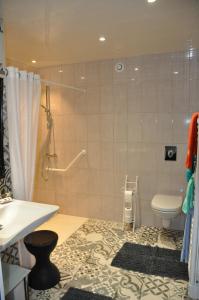 bagno con servizi igienici e lavandino di Le Florentin a Florentin-la-Capelle