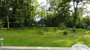 a park with a field of grass and trees at Ferienwohnung Huus ton witten Barg in Undeloh