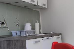 Kuchyň nebo kuchyňský kout v ubytování Illy City Centre Apartment