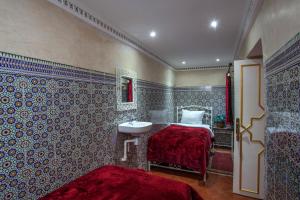 Koupelna v ubytování Hotel Zaitoune