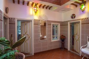 Koupelna v ubytování Hotel Zaitoune