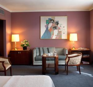Posezení v ubytování Starhotels Du Parc + 17 fotografií