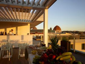Balkón nebo terasa v ubytování Hotel Glance In Florence