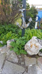 Ein Garten an der Unterkunft Ferienwohnung Urte in Putgarten , Kap Arkona Rügen