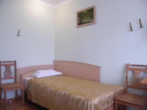 Postel nebo postele na pokoji v ubytování Viesu nams Jūras Bura