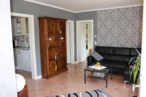 Ruang duduk di Ferienwohnung-Abendroete +5 gambar